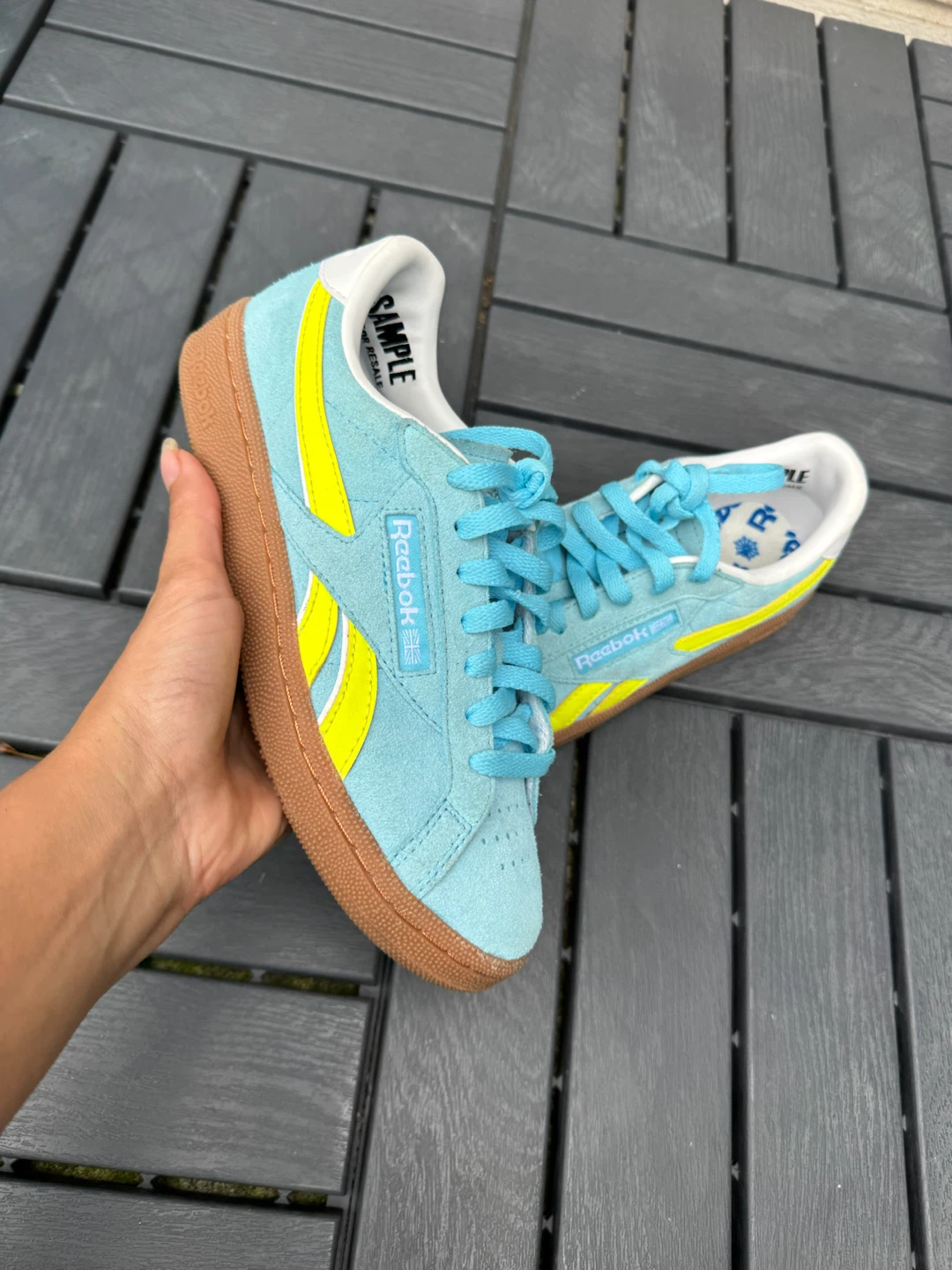 Reebok sneakers Light Blue size 7 - photo 4