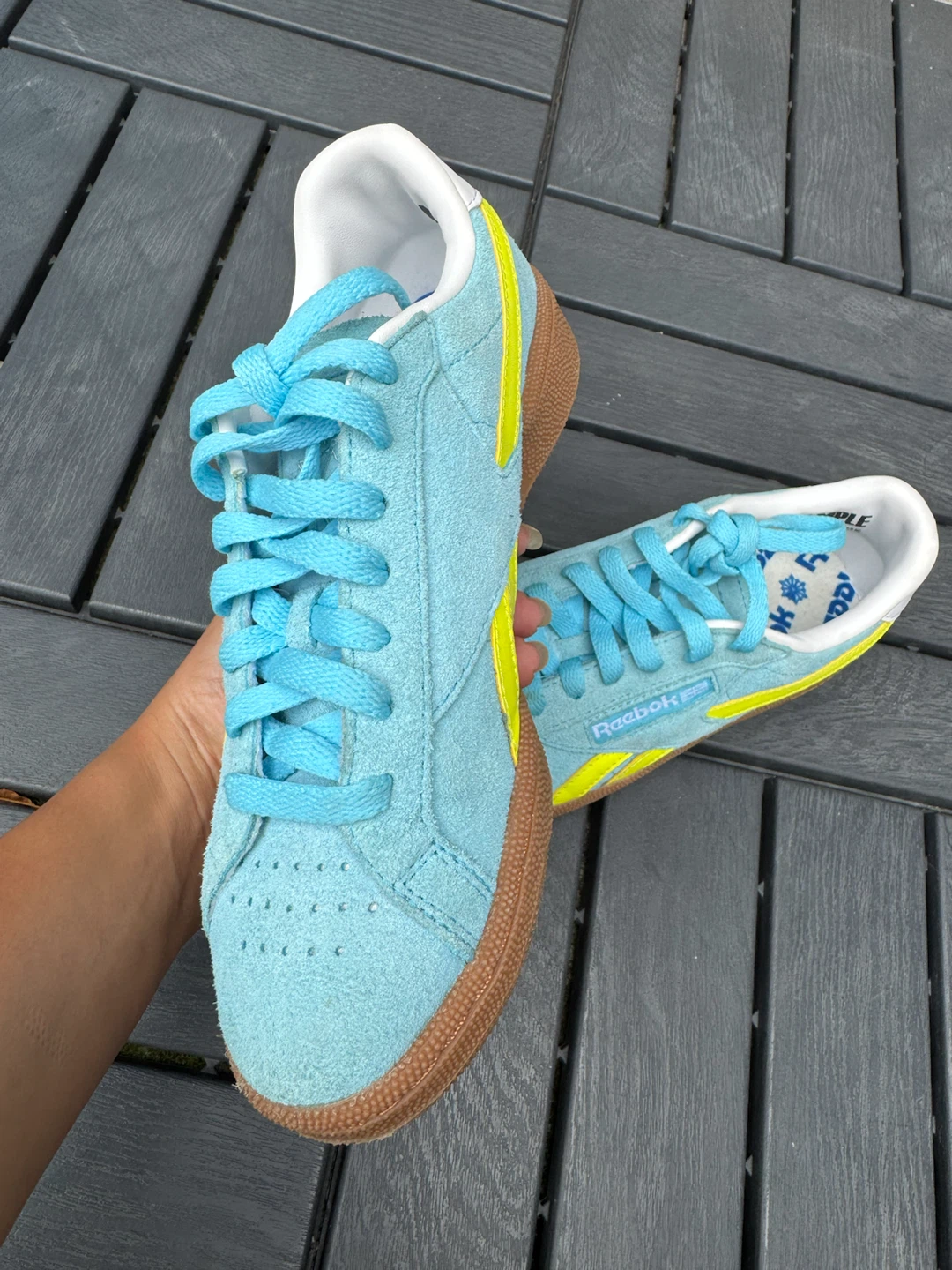 Reebok sneakers Light Blue size 7 - photo 5