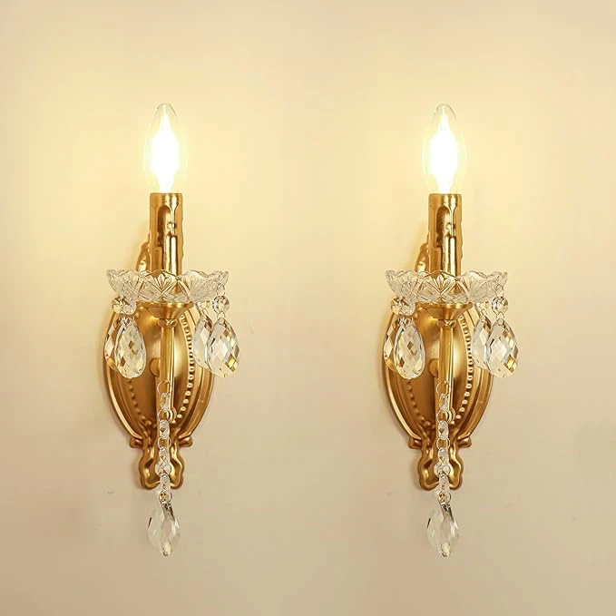 LYTSNUGIC Gold Wall Sconces Set - photo 2