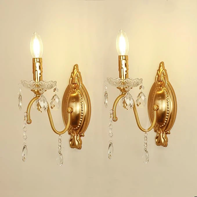 LYTSNUGIC Gold Wall Sconces Set - photo 3