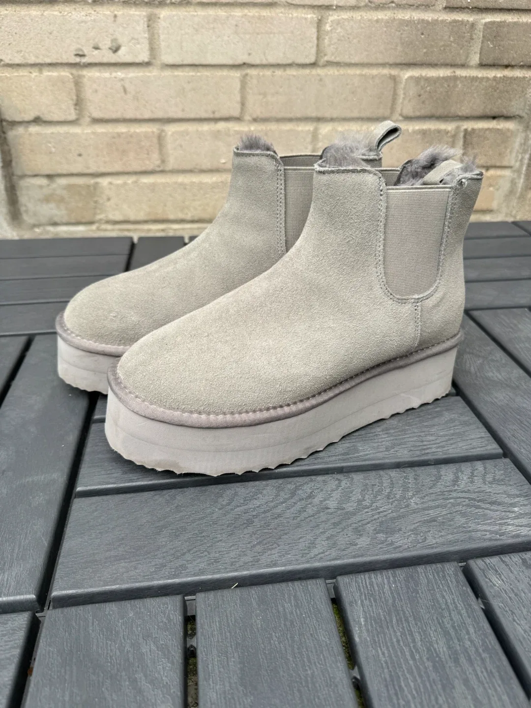 Platform Chelsea Boots size 8.5