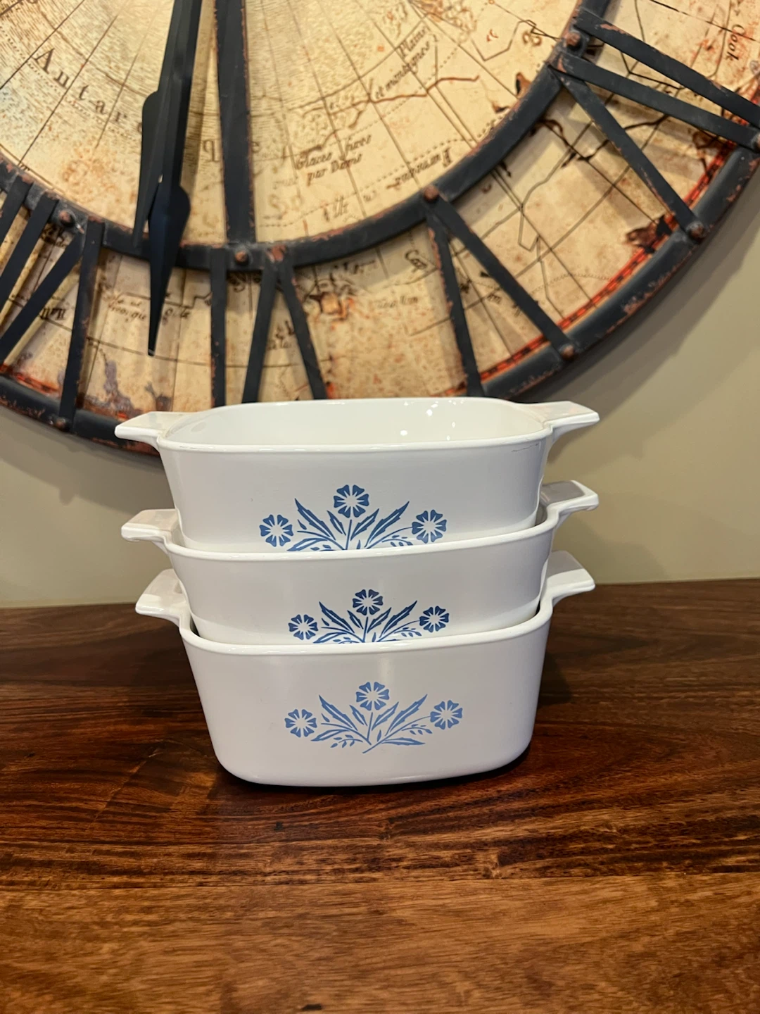 Vintage Corning Ware Blue Cornflower Dishes