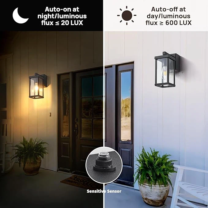 Outdoor Wall Lanterns with GFCI Outlets - photo 3