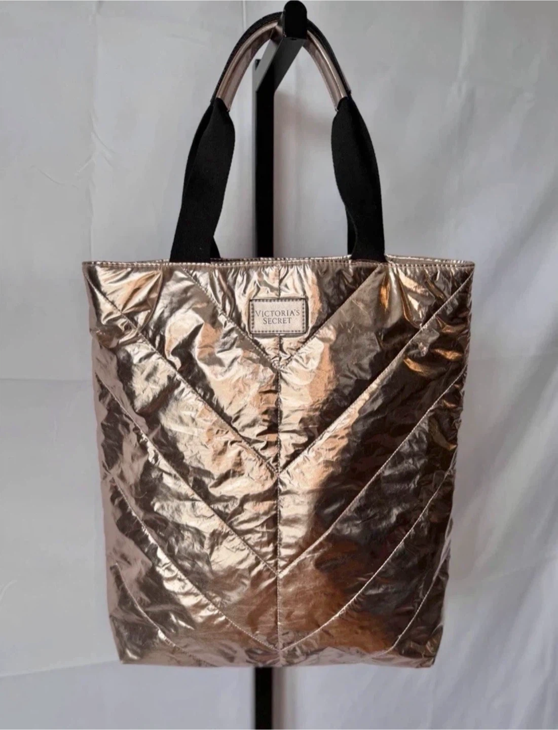 Victoria's Secret Rose Metallic Limited Edition Bag