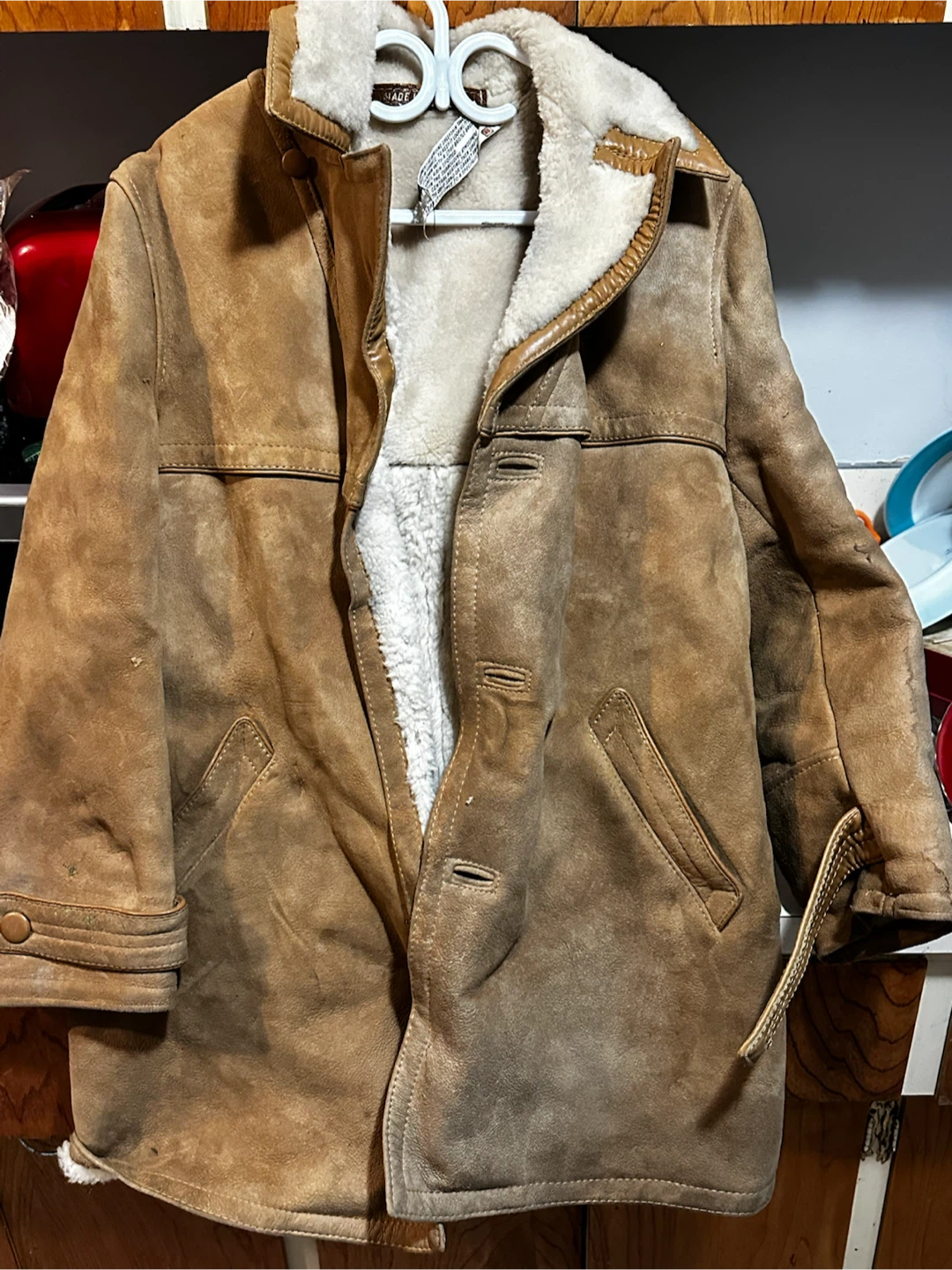 Vintage Lambskin Jacket Made in France