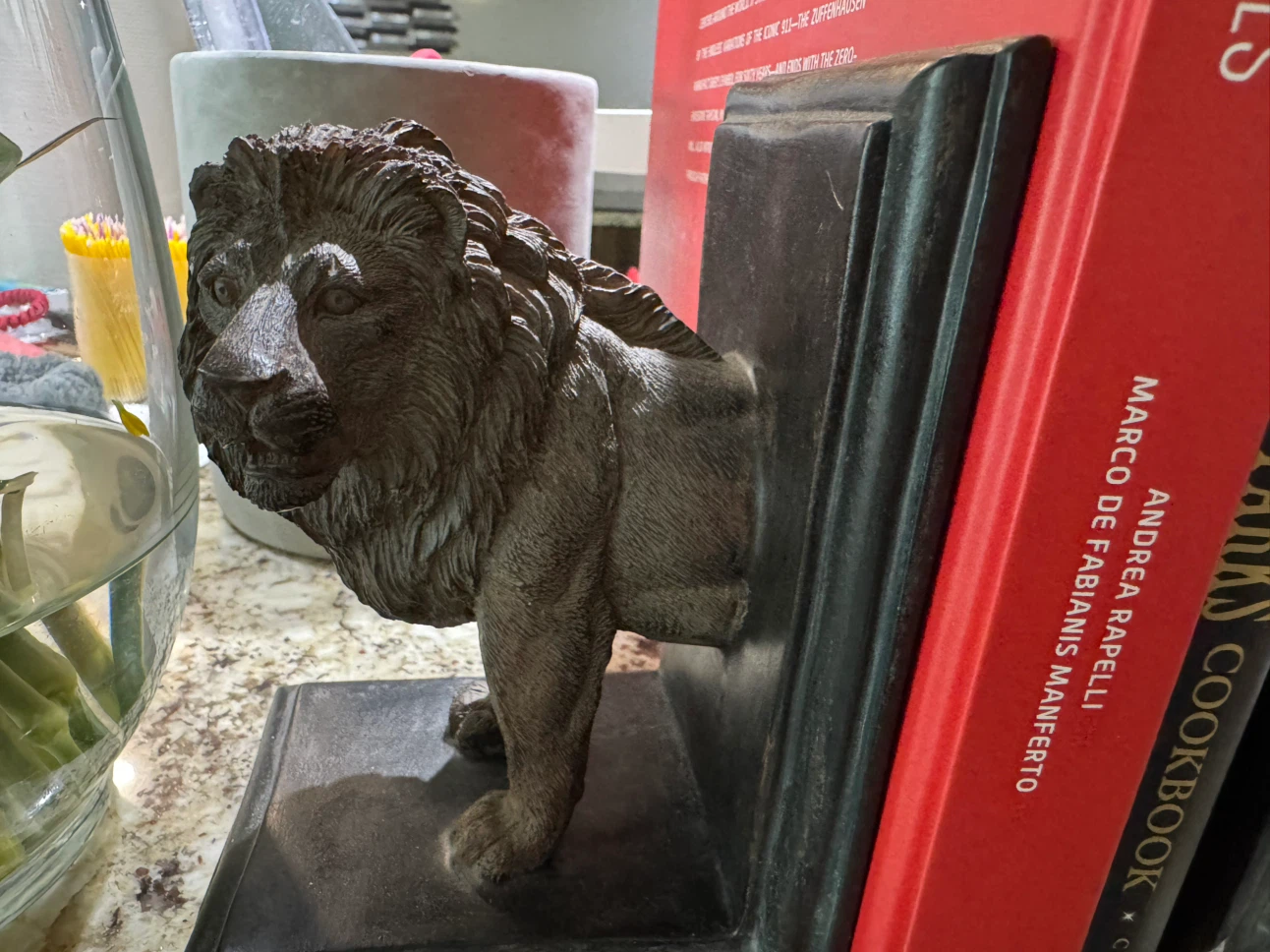 Italian made Lion Design Bookends - photo 4