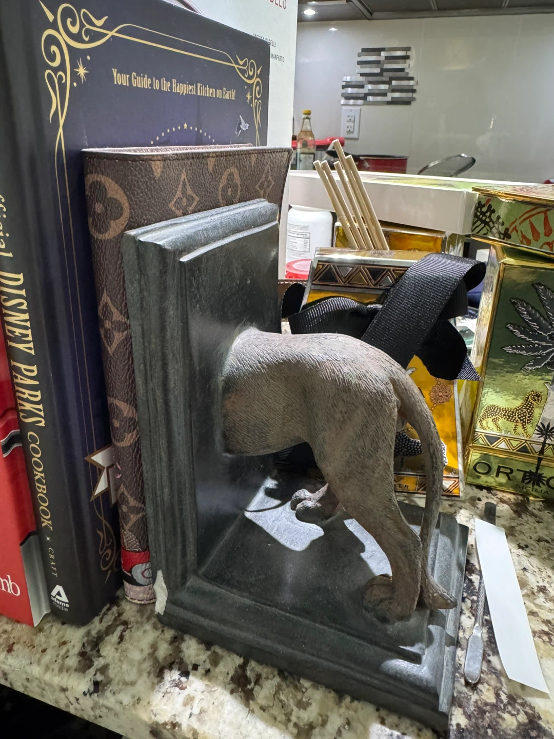 Italian made Lion Design Bookends - photo 5