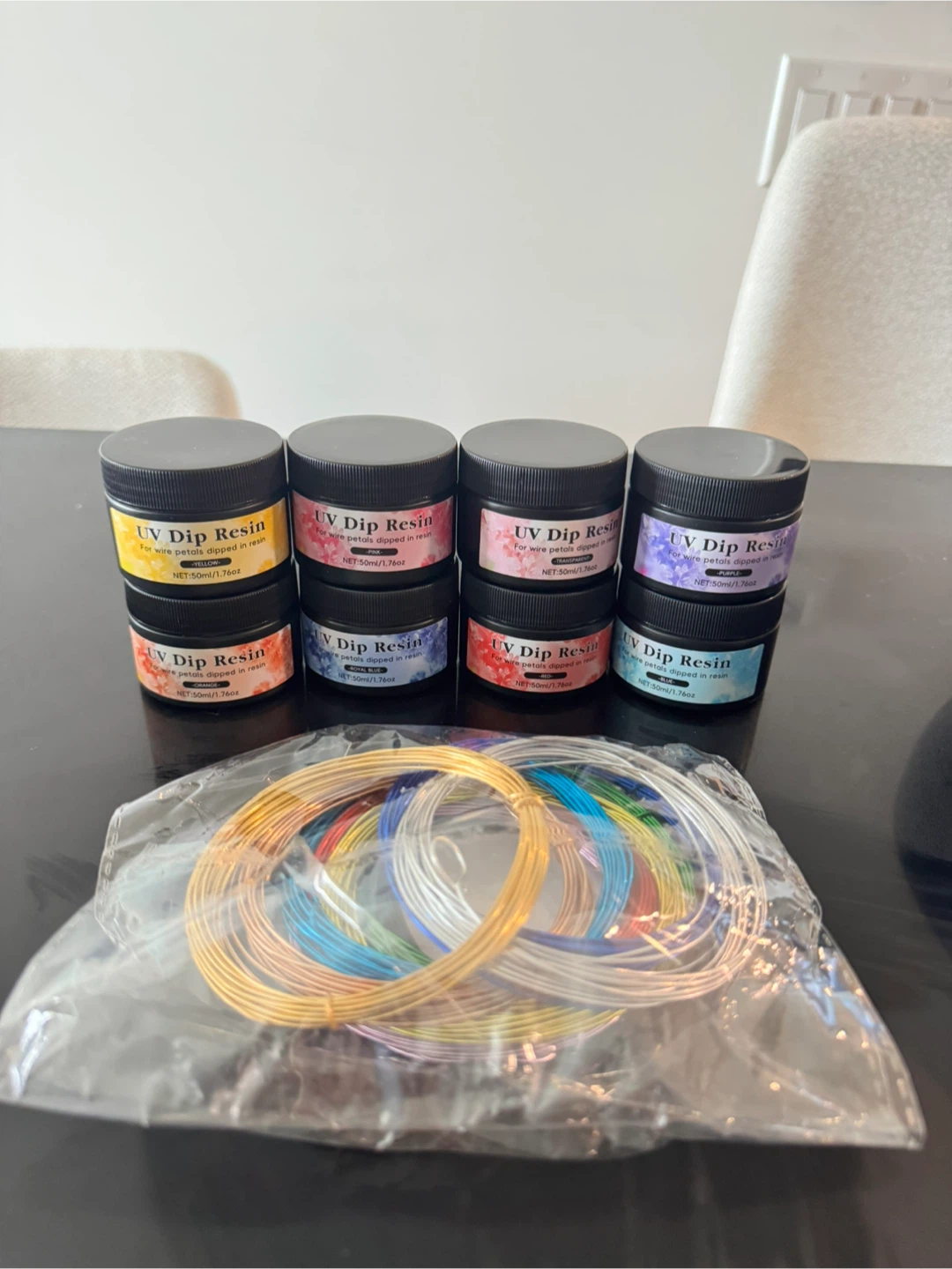 UV Dip Resin Set with Craft Wire