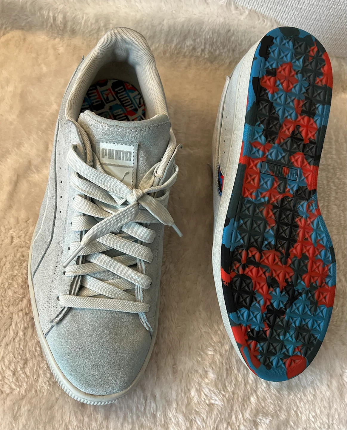Puma Men’s Leather Sneakers Size 10.5