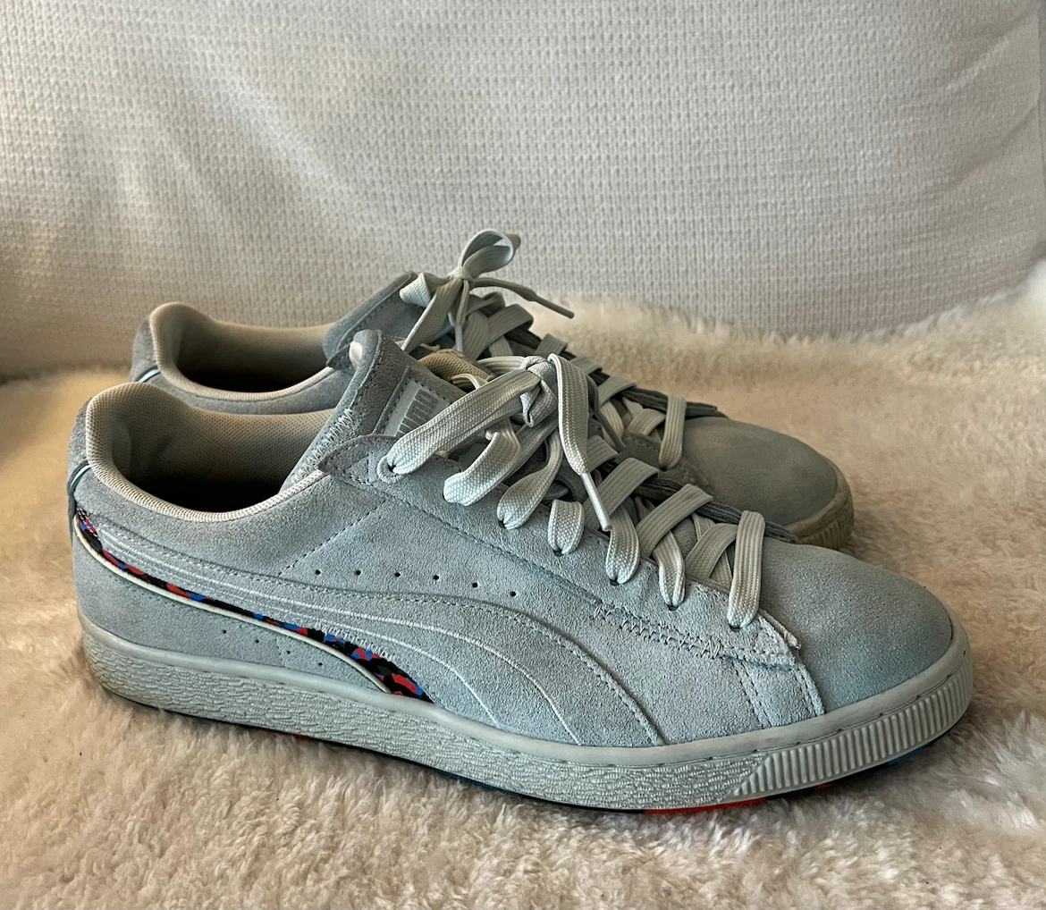 Puma Men’s Leather Sneakers Size 10.5 - photo 3