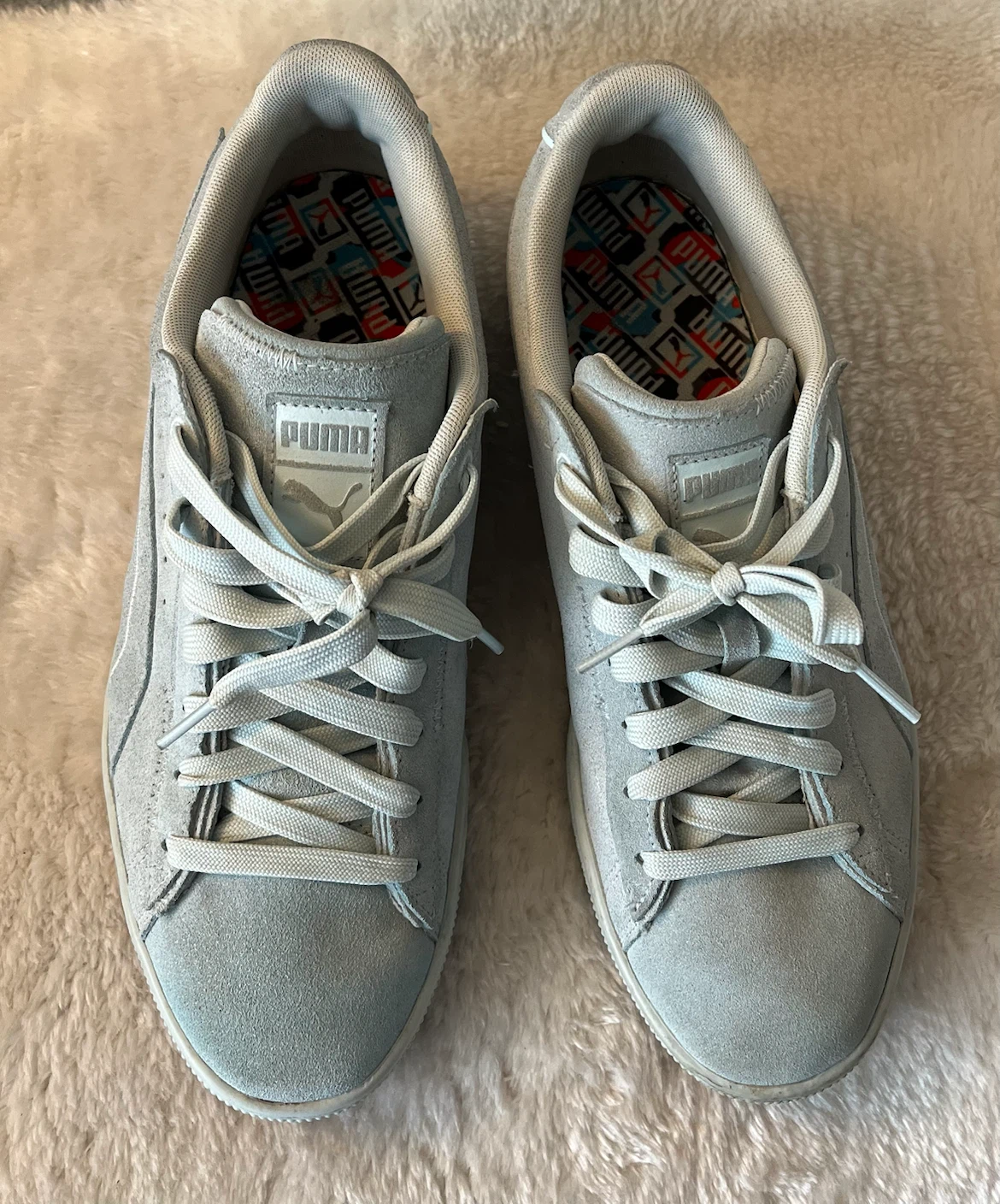 Puma Men’s Leather Sneakers Size 10.5 - photo 4