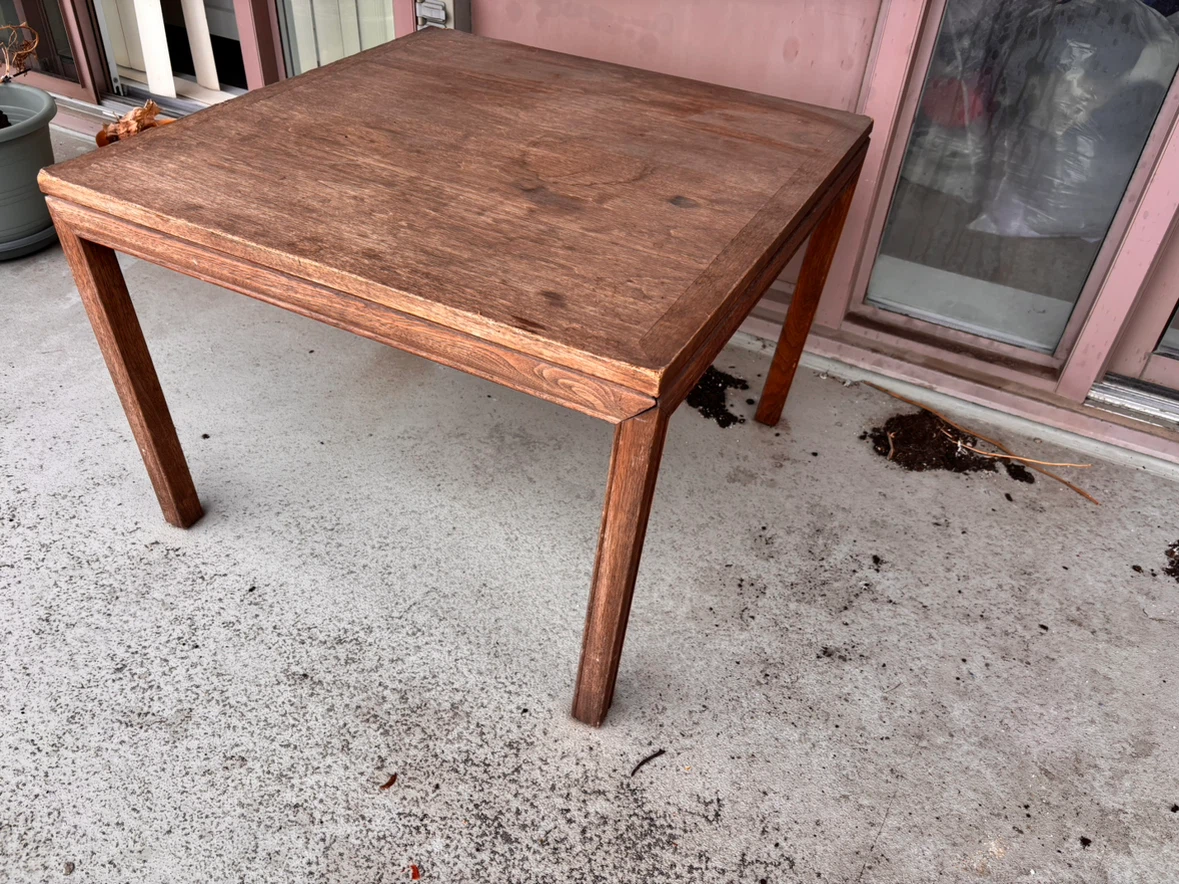 Wooden side table / coffee table - photo 2