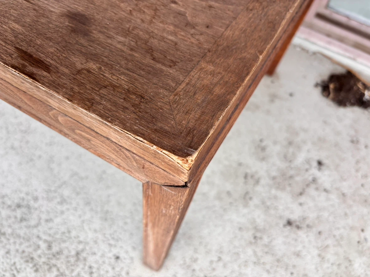 Wooden side table / coffee table - photo 5