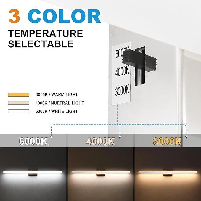 SineRise LED Modern Bathroom Vanity Light Bar (48-Inch), - photo 2
