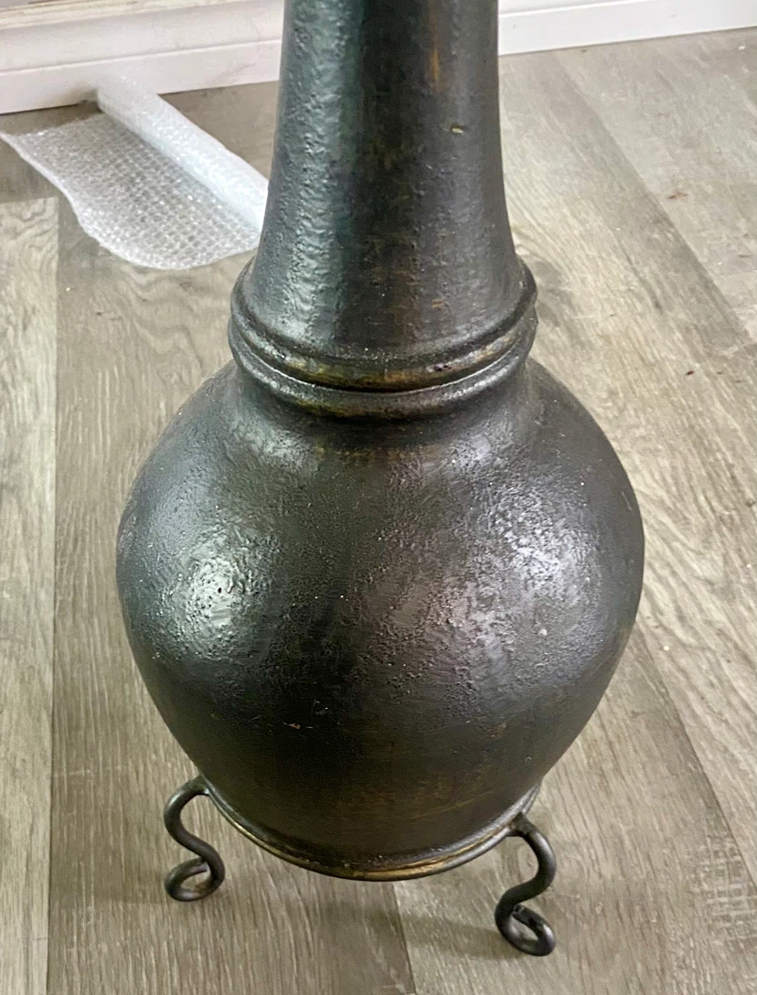 Black Cast Iron Tabletop Chiminea - photo 2