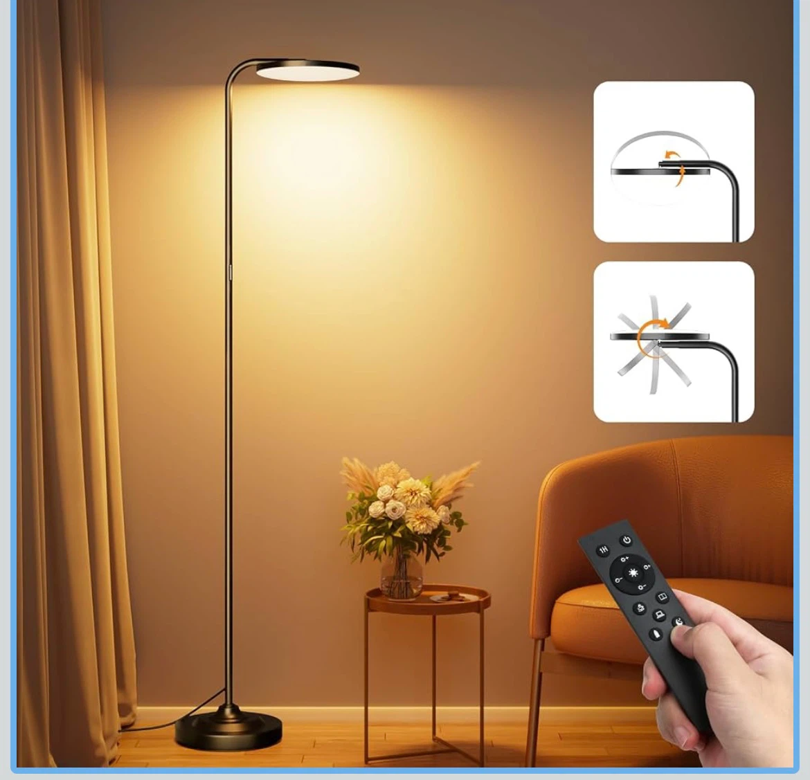 SIBRILLE 36W Stepless Dimmable LED Floor Lamp