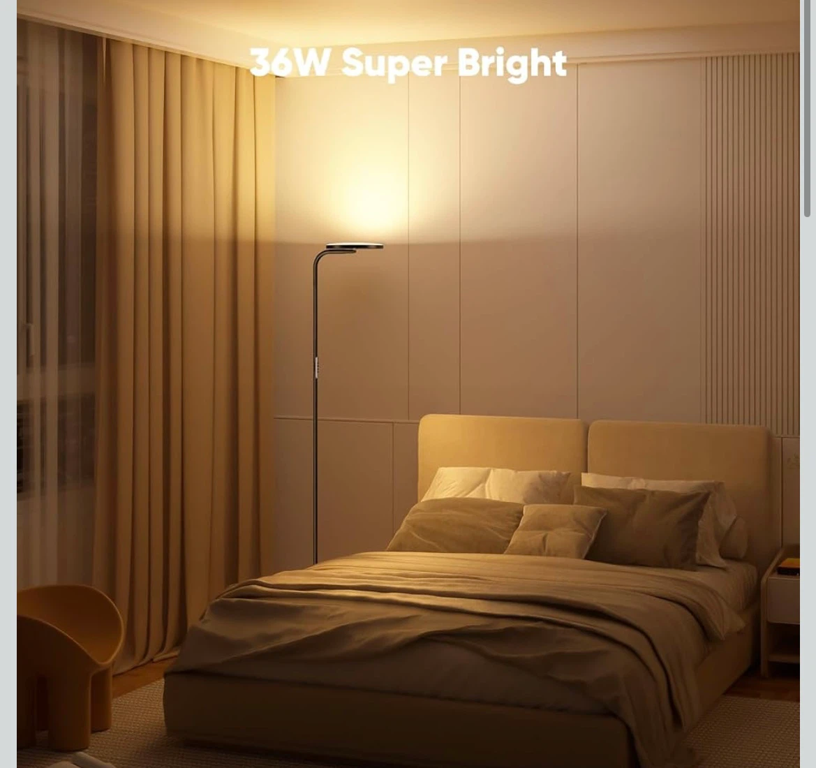 SIBRILLE 36W Stepless Dimmable LED Floor Lamp - photo 2