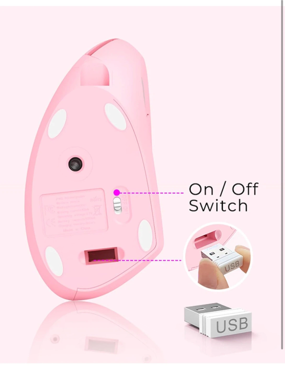 Lekvey Wireless Ergonomic Vertical Mouse, brand new - photo 3