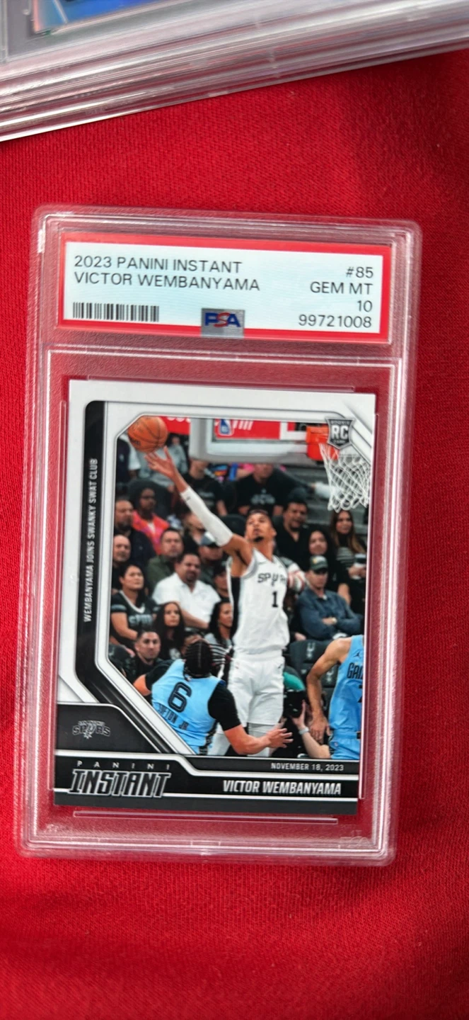 2023 Panini Instant Victor Wembanyama PSA 10 #85