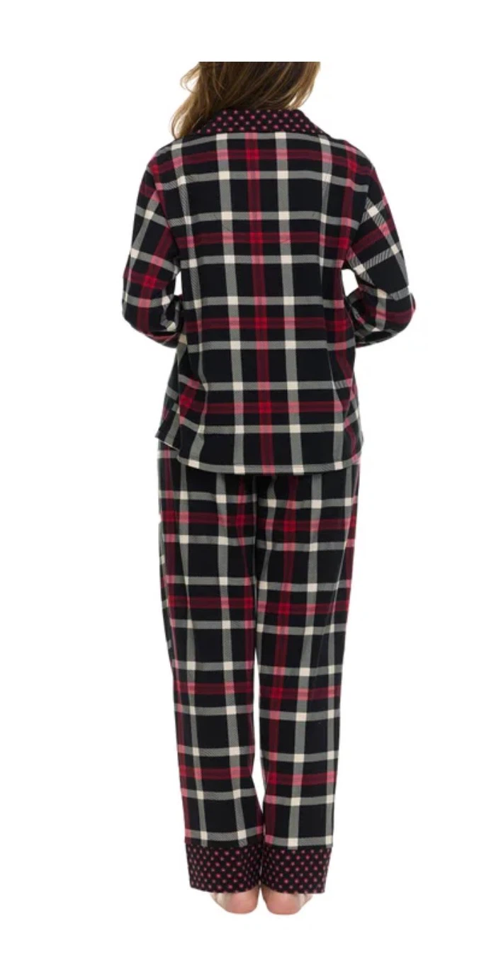 Women's Plaid Flannel Pajama Set, sealed - photo 3
