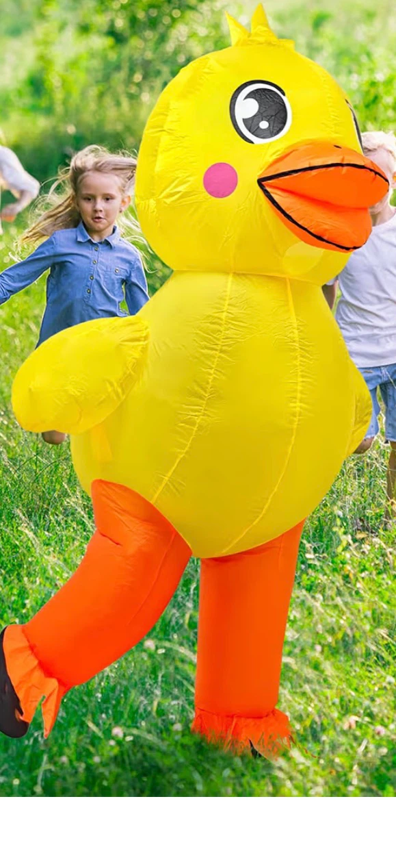 Inflatable Yellow Duck Costume - photo 2