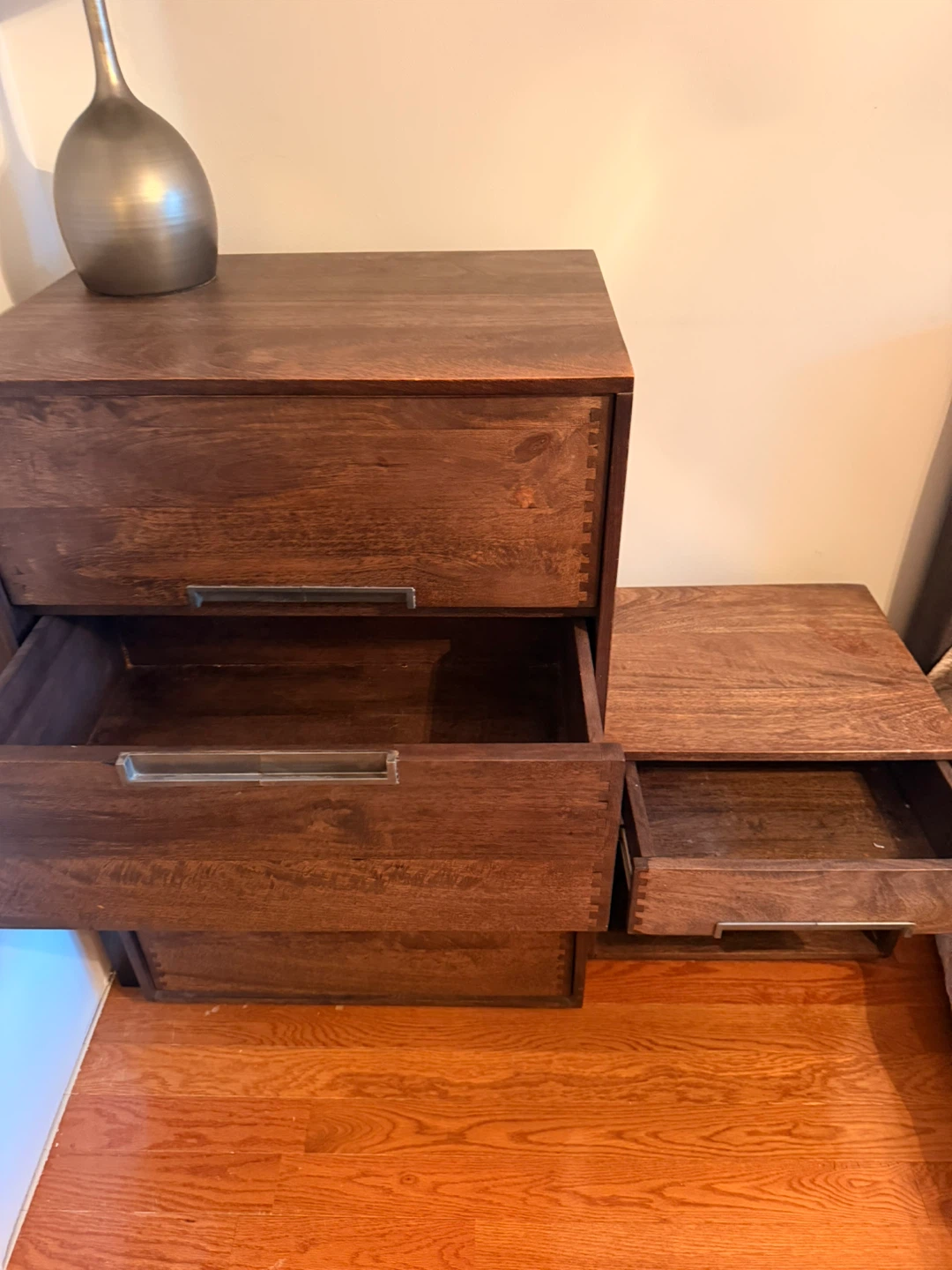 Dark Wood Dressers with Matching Nightstand - photo 2