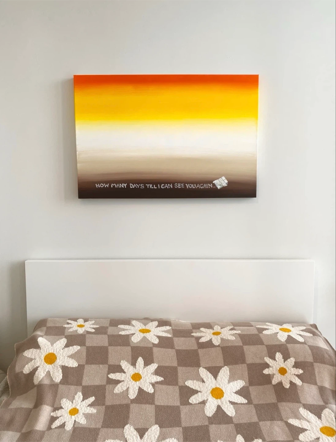 Large Original Painting Daisies Flowers - photo 2