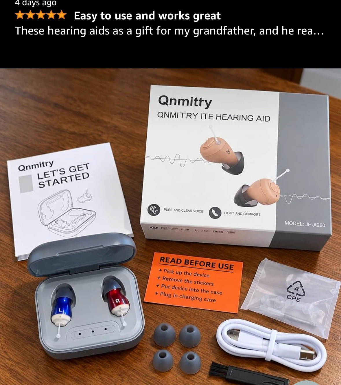 Rechargeable Invisible Hearing Aids * Brand New*