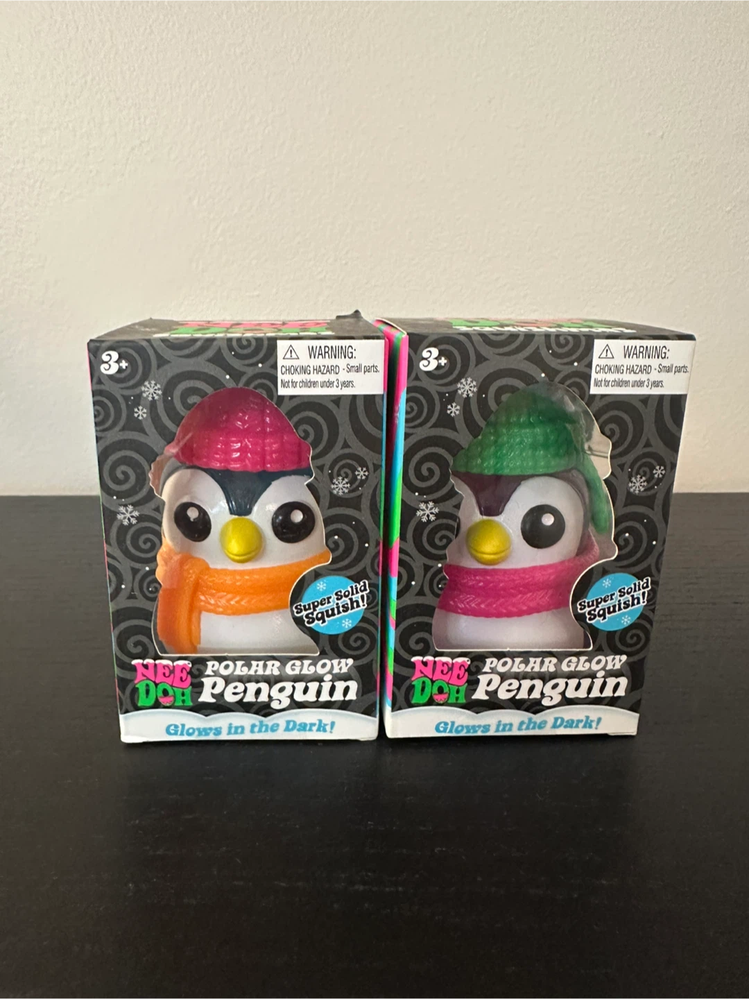 Nee Doh - Polar Glow Penguins - BNIB