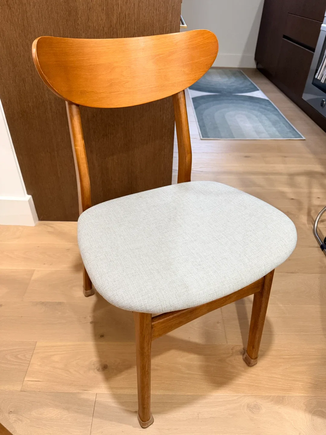 Set of 4 mid-century style dining chairs - photo 4