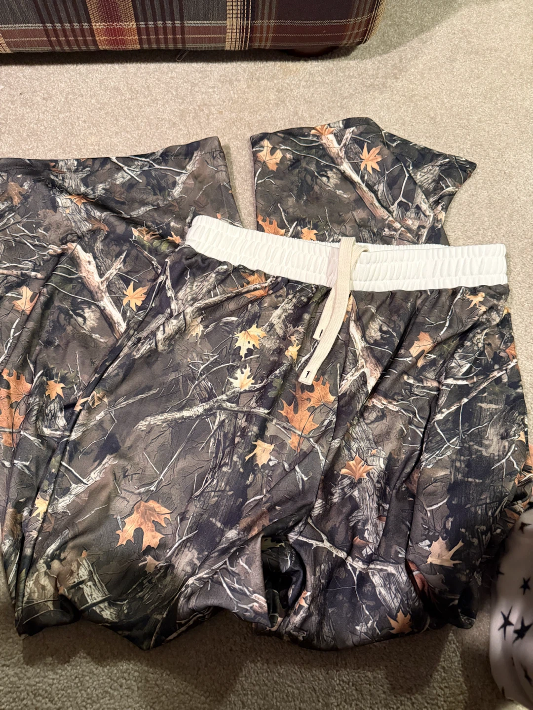 Camo Print Lounge Pants Large