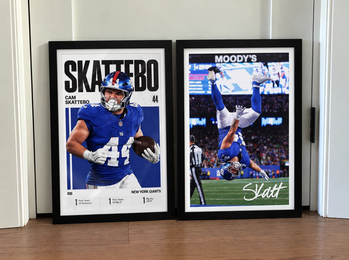 Cam Skattebo Framed Posters