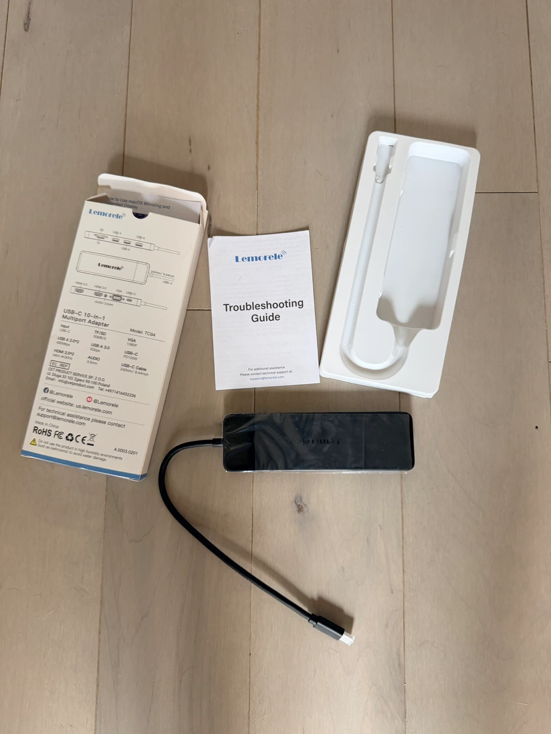 Adaptateur multiport Lemorele USB-C 10-en-1 - photo 3
