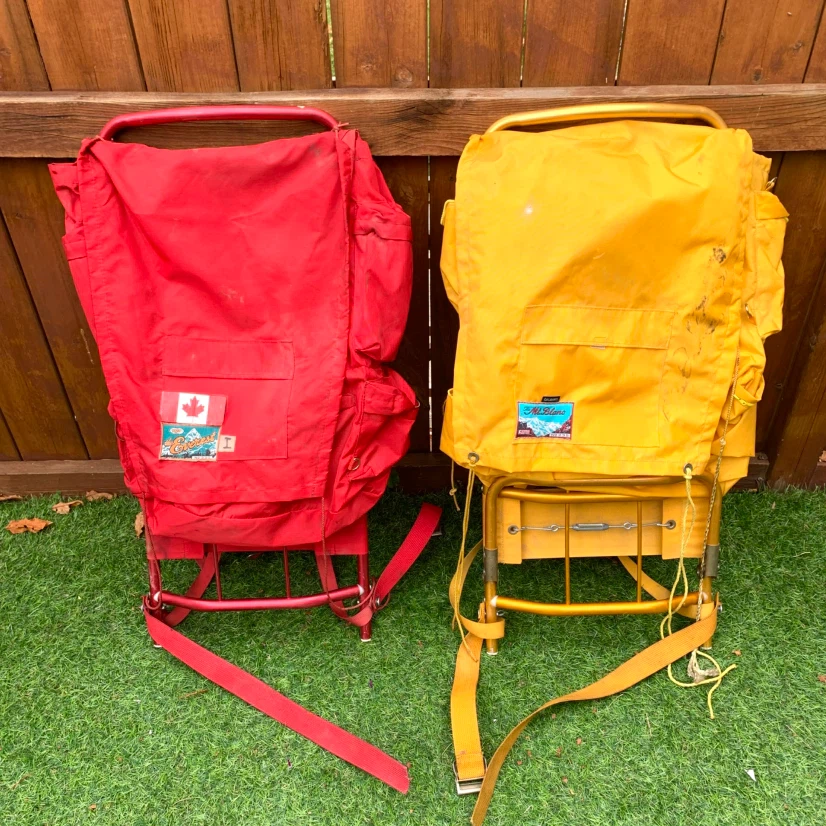Hiking Backpack External Frame Vintage Camping Backpacking Pack - photo 2