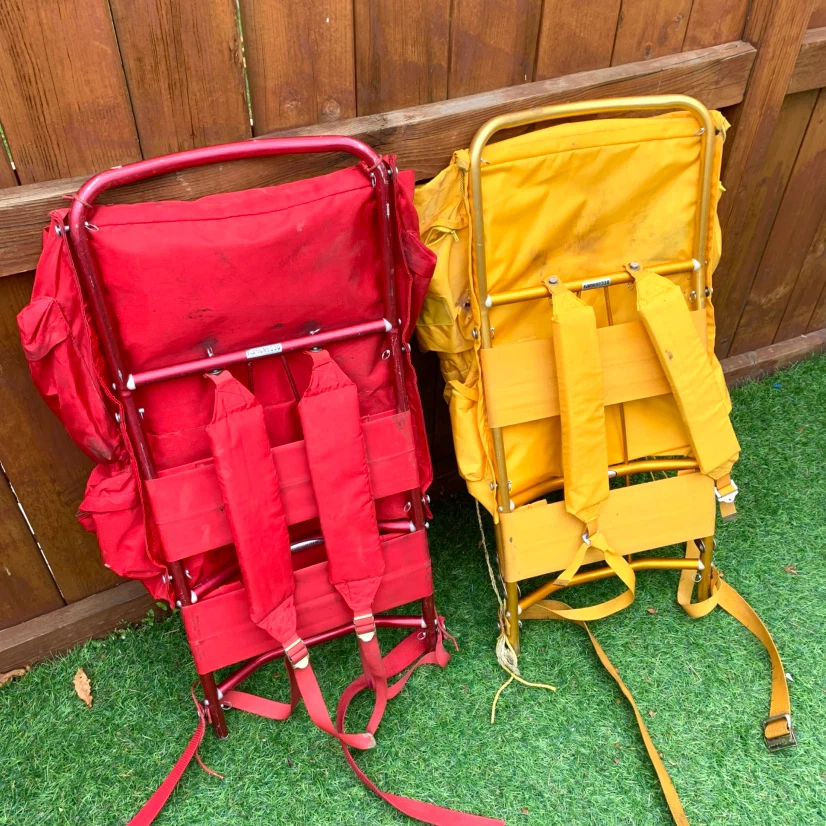 Hiking Backpack External Frame Vintage Camping Backpacking Pack - photo 5
