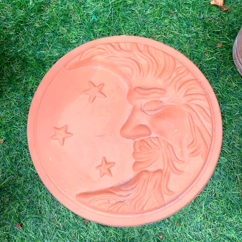 Terracotta Plant Pots Clay Flower Planters 4 Pots Garden Plaque - photo 5