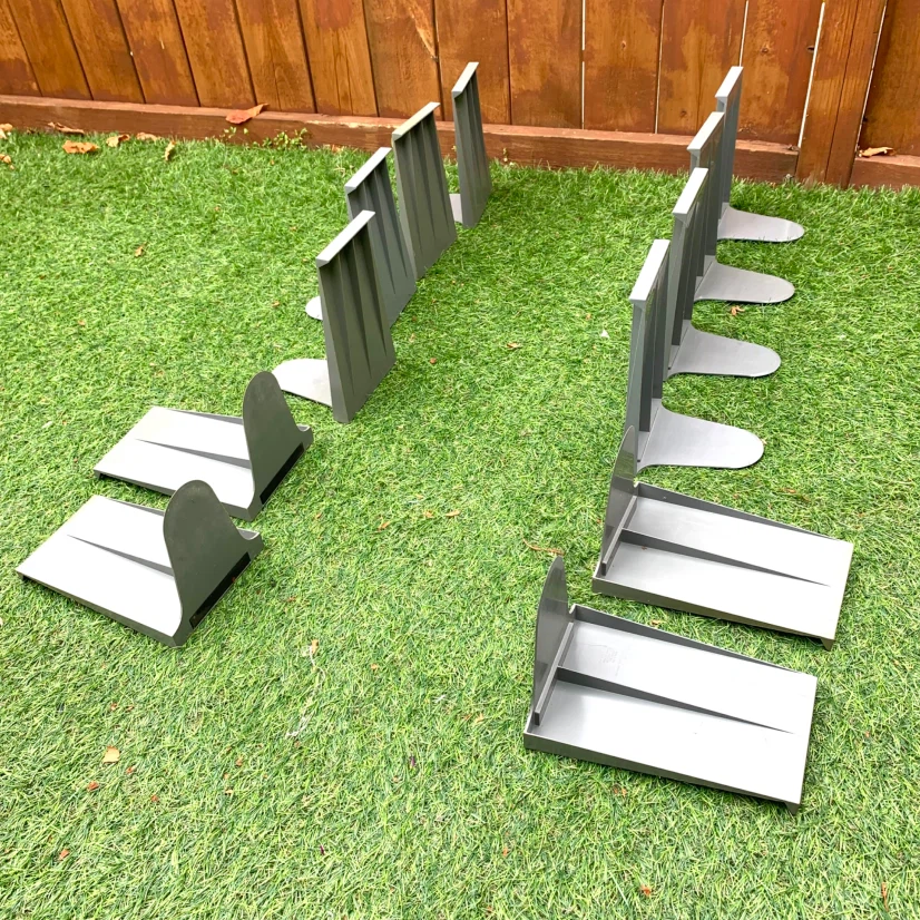 Bookends Set of 8 Shelf Book Holders Book Office Library