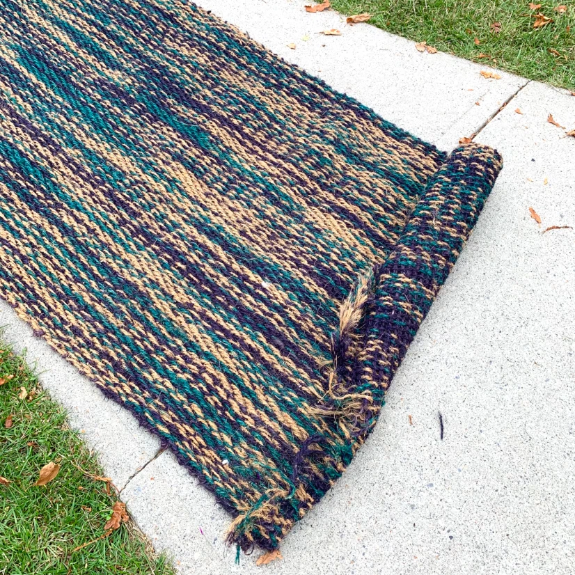 Outdoor Camping Rug Large Woven RV Patio Deck Floor Mat - photo 5