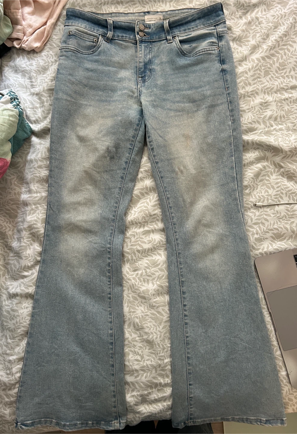 Aeropostale Flare Jeans Light Wash Size 10