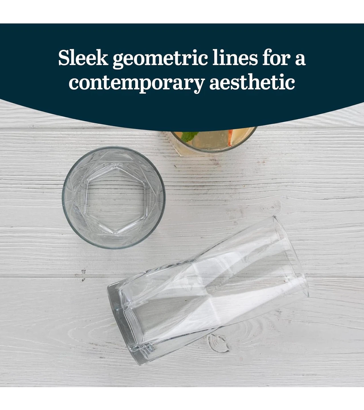 16-Piece Geometric Glassware Set - photo 4
