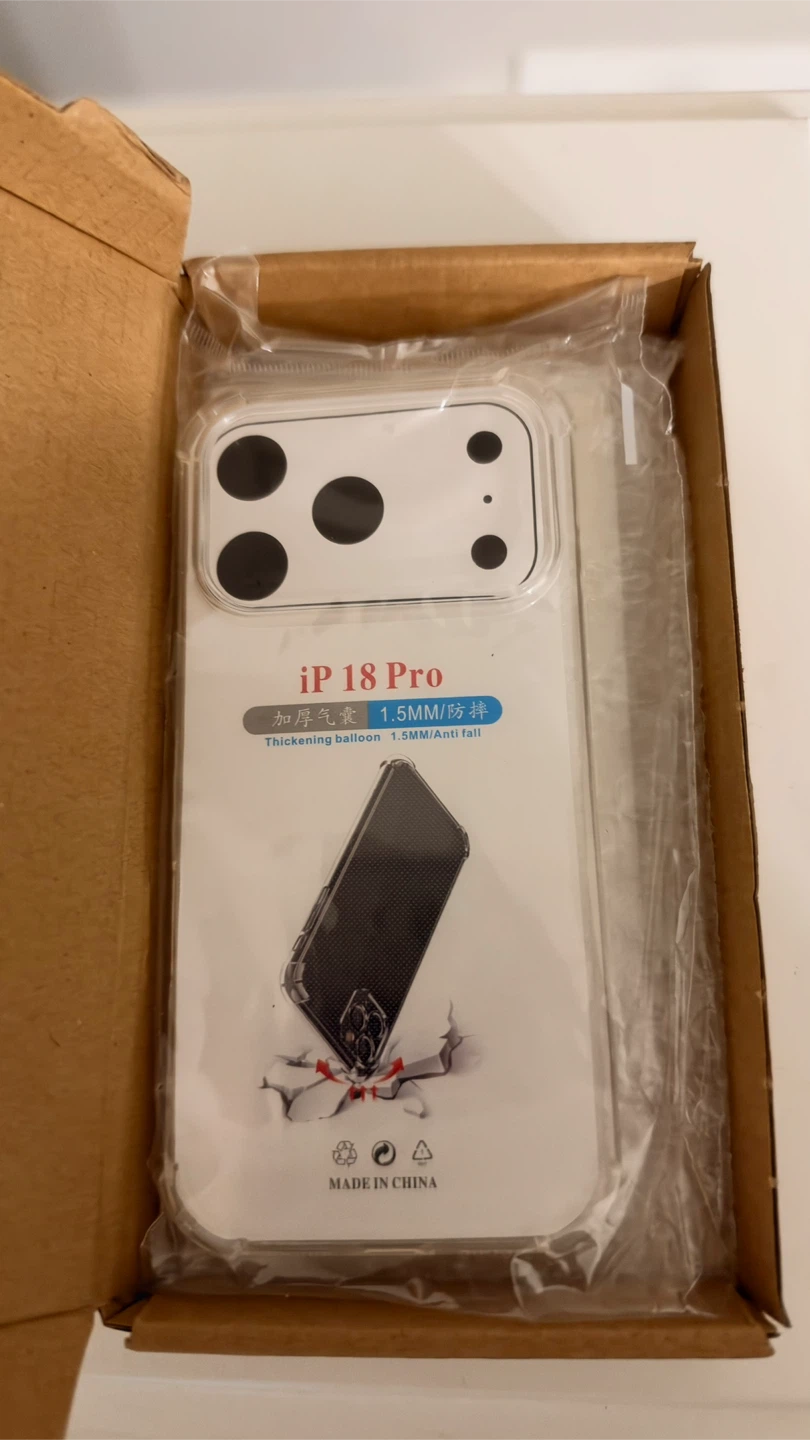 Clear iPhone Case & Screen Protector for iPhone 18 Pro