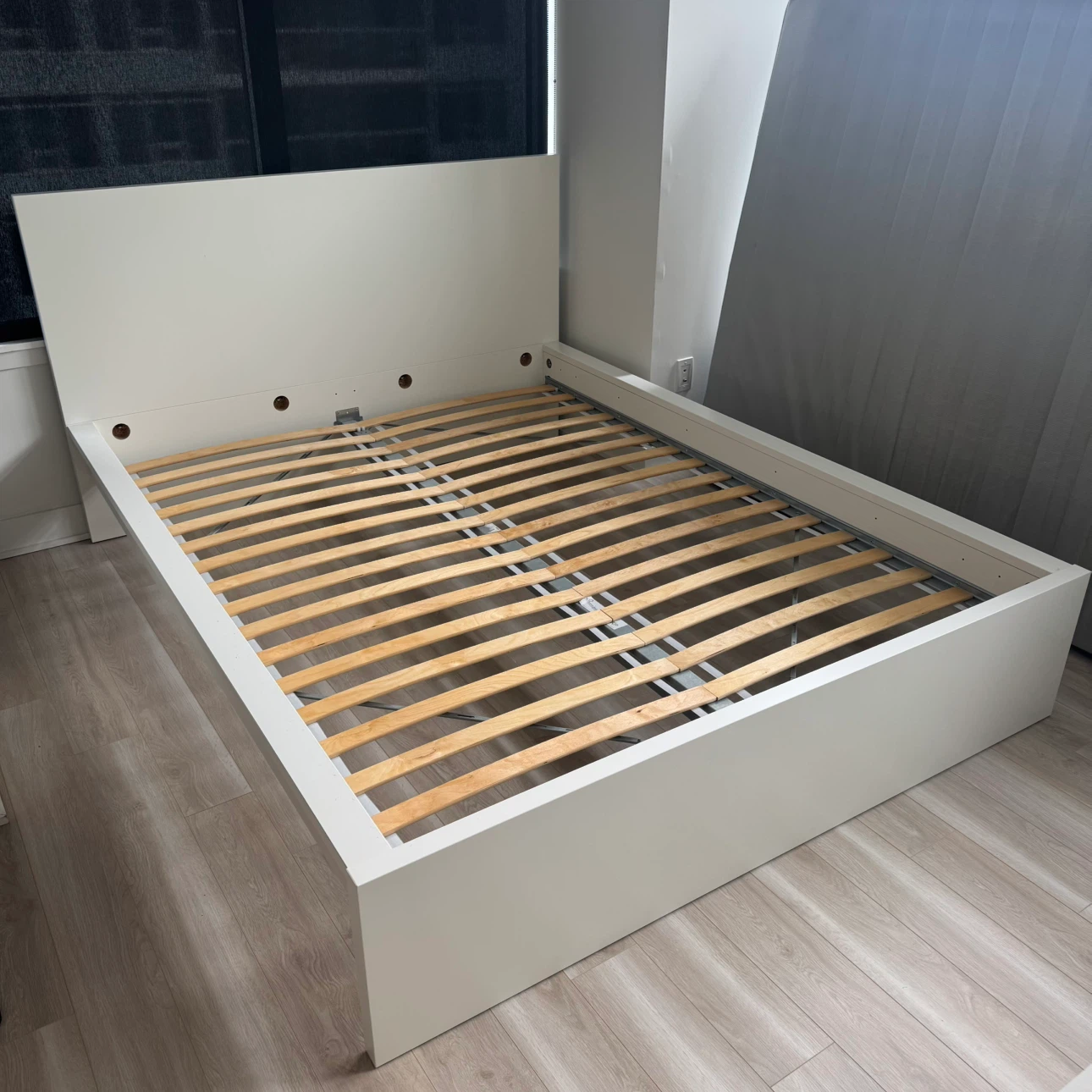 ikea malm white bed frame queen