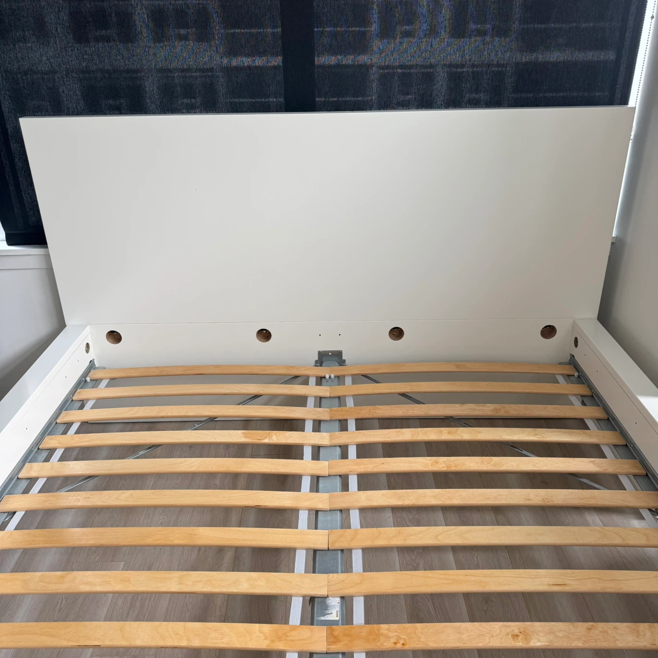 ikea malm white bed frame queen - photo 3