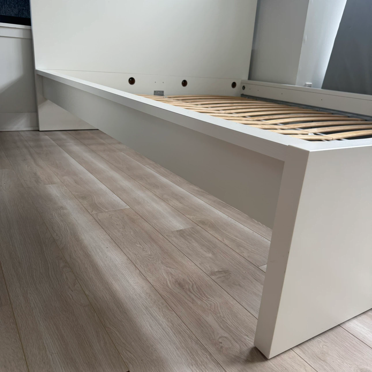 ikea malm white bed frame queen - photo 4