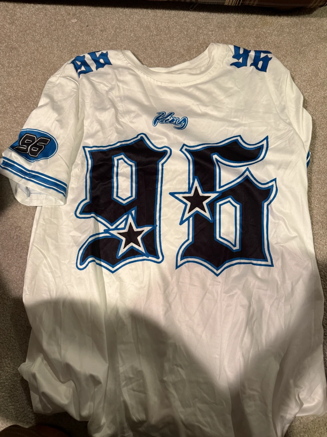 Manfinity White Jersey Number 96