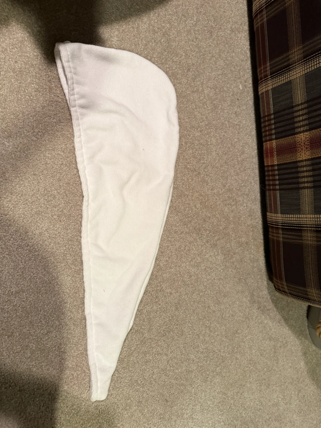 White Microfibre Hair Drying Towel Wrap - photo 2
