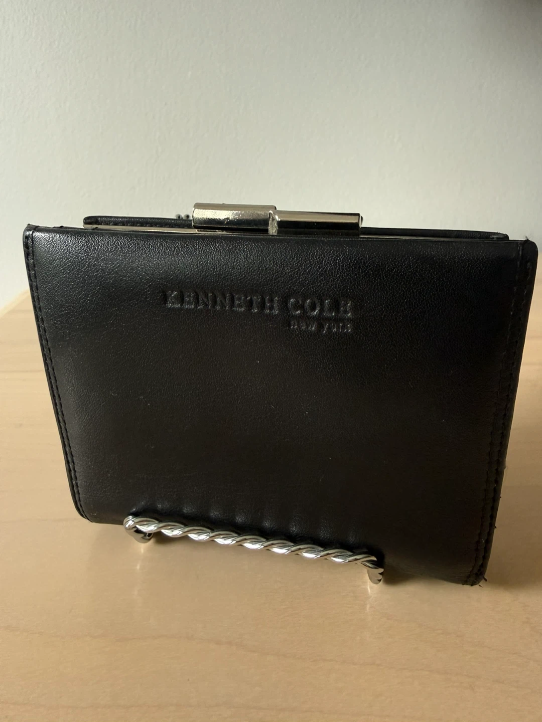 Kenneth Cole New York Black Genuine Leather Wallet