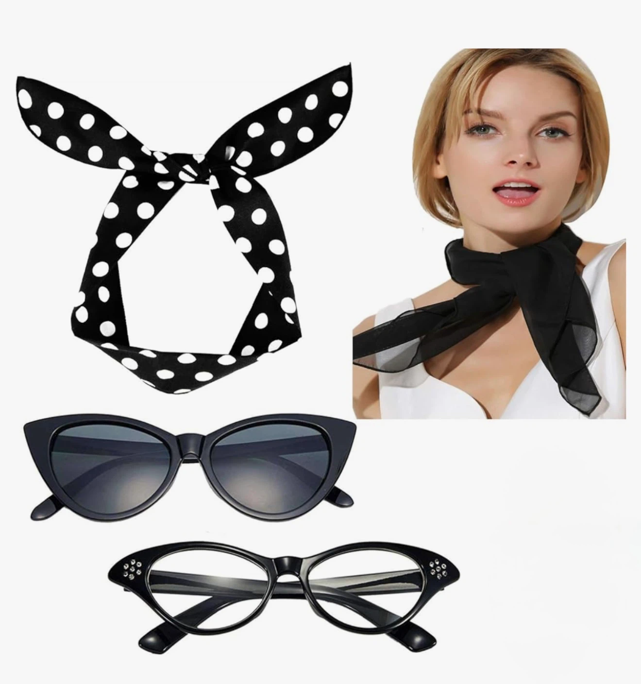 50s Style Retro Accessory Set, brand new