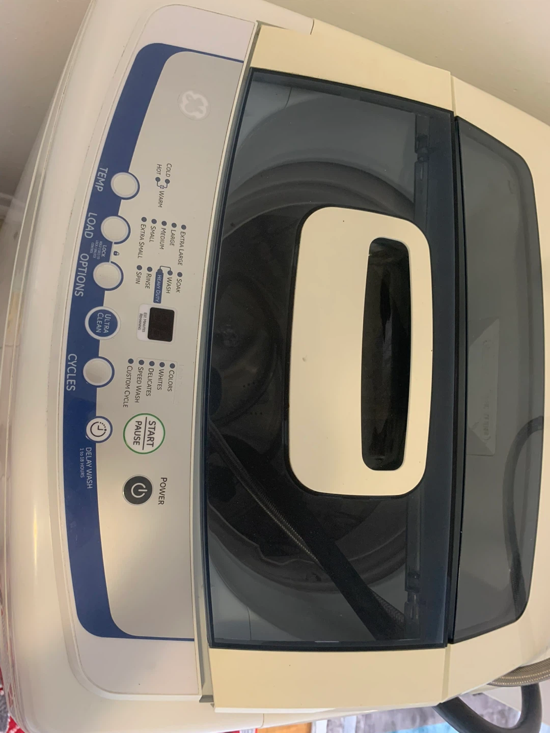 GE Portable Top Load Washer - photo 2