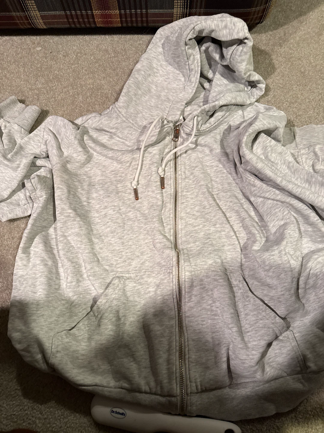 H&M Grey Zip-Up Hoodie